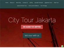 Tablet Screenshot of citytourjakarta.com